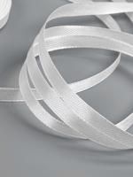 Лента атласная 6мм 23м белая 1/10