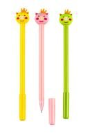 Ручка шариковая синяя 0,8мм на масл основе Поросята Centrum 1/36/432