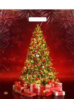 НГ Пакет с вырубной ручкой (38х45)-60 Елочное сияние ТИКО 50/500