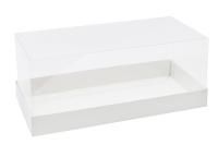 Коробка для рулета дно 255х120х30мм белая (крышка 469745) 25/25