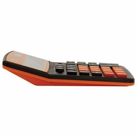 Калькулятор настольный BRAUBERG EXTRA-12-BKBU (206x155мм) 12разр дв питание ЧЕРНО-ОРАНЖЕВЫЙ 1/20