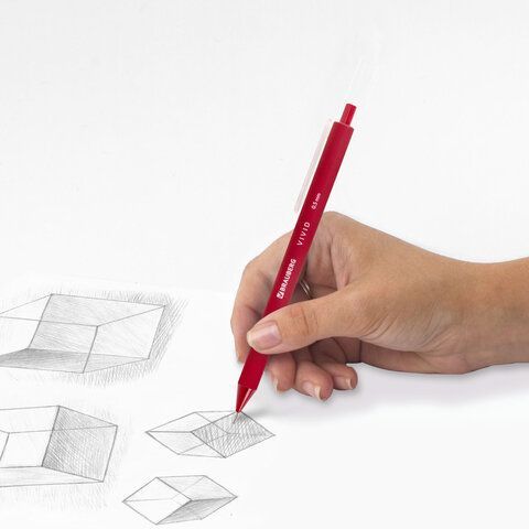 Карандаш мех. 0,5мм НВ soft-touch корпус BRAUBERG VIVID 1/24