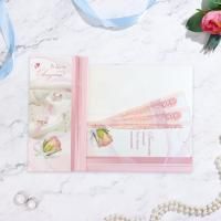 Конверт для денег 16,5х8см В День Свадьбы кольца 10/10 
