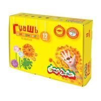 Гуашь 12цв 17мл Каляка-Маляка 1/12