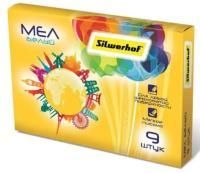 Мелки школьные белые 9шт Silwerhof Солнечная коллекция 1/20