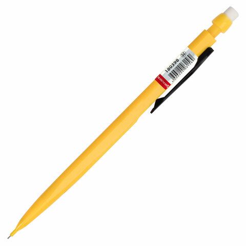 Карандаш мех. 0,5мм НВ ластик корпус ассорти Classic BRAUBERG 1/12 (вывод)