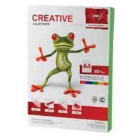 Бумага А4 100л 80г/м2 зеленая интенсив CREATIVE color 1/25 Бумага А4 100л 80г/м2 зеленая интенсив CREATIVE color 1/25