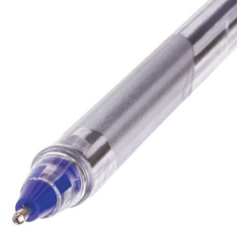 Ручки шариковые масляные НАБОР 4шт линия 0,5мм узел 1мм ассорти BRAUBERG 1/12