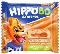 Продукты,HIPPO BONDI & FRIENDS бисквитное пирожное с вареной сгущенкой 32 г 1/12