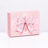 Подарочная коробка 16,5х12,5х5,2см Нежность 1/350 Подарочная коробка 16,5х12,5х5,2см Нежность 1/350