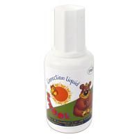 Корректирующая жидкость штрих 20мл с кисточкой Школьник ГАММА 1/10/70