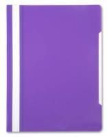 Папка скоросшиватель с прозр верхн лист фиолетовый Россия 1/20/200 