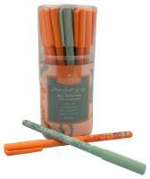 Ручка шариковая масляная синяя 0,5мм круглый корп ultra-soft touср LOREX UNGLE CREATURES 1/24