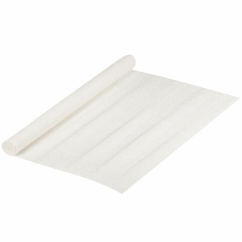 Бумага гофрированная креповая 50см х2,5м белая BRAUBERG  32г/м 1/10/200