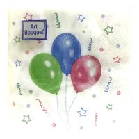 Салфетки (20х20) 2-сл Арт Букет Веселый праздник (30) 1/26