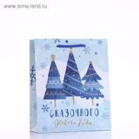 НГ Пакет подарочный ламинированный (21х25х8) Сказочного 1/400