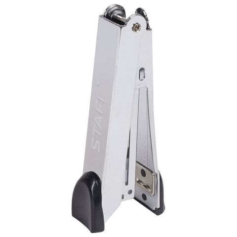 Степлер №10 до 18л металлический с антистеплером черный Manager STAFF 1/12