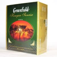 Продукты, Чай Гринфилд, Кениан Санрайз, черный, 100 пак 1/9