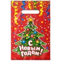 НГ Пакет с вырубной ручкой (20х30)-30 Серпантин 100/2000