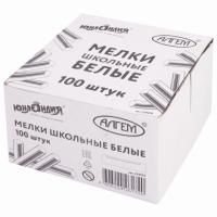 Мелки школьные белые Алгем+ Юнландия 100/800