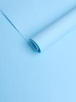 Цветная пористая резина (фоамиран) 60х70см 1мм небесная ИФ 1/10