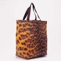 Сумка шоппер без молнии 50х40х20 Коричневая 1/100