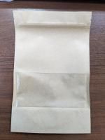 Пакет Zip-Lock Дой-Пак крафт (13,5 х3,5х22,5) с окном  6,5 50/2000
