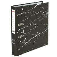 Папка-регистратор А4 50мм с мраморным покрытием с уголком черный корешок STAFF Profit 1/50