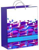 Пакет пластиковый (30х40+10)-140 Треугольный дизайн 1/40 