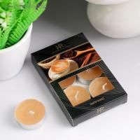 Свеча чайная ароматическая 6шт Капучино 1/18