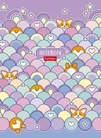 Бизнес-блокнот 80л А6 93x142мм клетка тв обложка Забавные ушки Хатбер 1/36