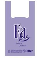 Пакет Майка ПНД (30+15)х54-25 50кг FA Фа фиолетовый Д 100/1000