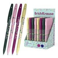 Ручка шариковая синяя узел 0,7мм корпус асс Floral Soul ERICHKRAUSE R-301 1/48/1296