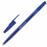 Ручка шариковая масляная синяя узел 0,7мм линия 0,5мм корпус синий СТАММ 1/50/250