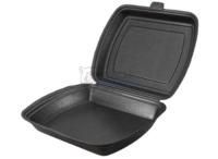 ВПС Ланч-бокс 1-сек (255х190х70) черный LB-max эко вспен ТДУ 100/100