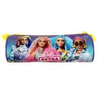 Пенал-тубус 20х5см на молнии текстиль Барби Умка 1/100