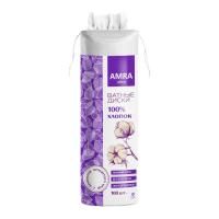 Ватные диски (100шт) косметические АМРА 1/24