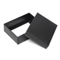 Коробка без окна 165х125х52мм картонная черная 1/5/340