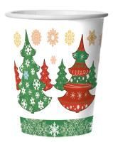 НГ Стакан бумажный 250мл Сказочный лес 6шт 1/80