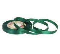 Лента атласная 20мм 25м темно-зеленая 1/1