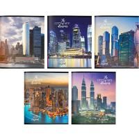 Тетрадь 48л А5 клетка Небоскребы Creativiki 1/10/80