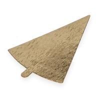 Подложка односторонняя Золото 120х90мм треугольная 1/100 