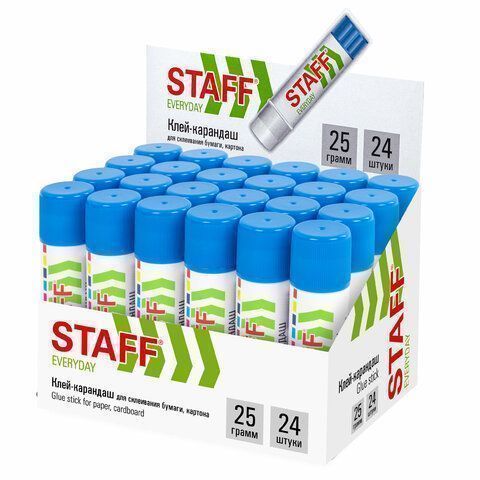 Клей-карандаш 25г STAFF Everyday 1/24