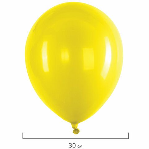 Воздушные шары 30см Яркие цвета ассорти BRAUBERG KIDS 100/100