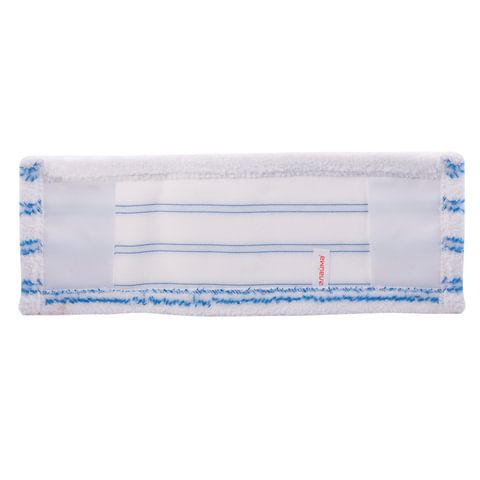 Насадка МОП плоская 40х10см ЛАЙМА Бюджет карманы, микроабразив/микрофибра, ворс 0,8см  1/96 (клиент)