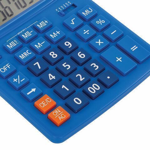 Калькулятор настольный BRAUBERG EXTRA-12-BU (206x155мм) 12разр синий 1/20/40 (Клиент)