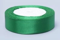 Лента атласная 15мм 25м зеленая 1/10