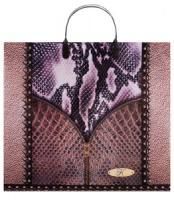 Пакет с пластмассовыми ручками (40х33+10) Змейка 10/50