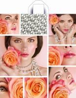 Пакет с петлевой ручкой (40х43)-35 Бьюти Коллаж ТИКО 50/500