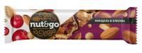 Продукты, Батончик Nut&Go Миндаль и клюква 36 г 1/18